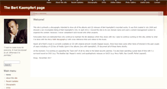 Desktop Screenshot of bertkaempfert.info
